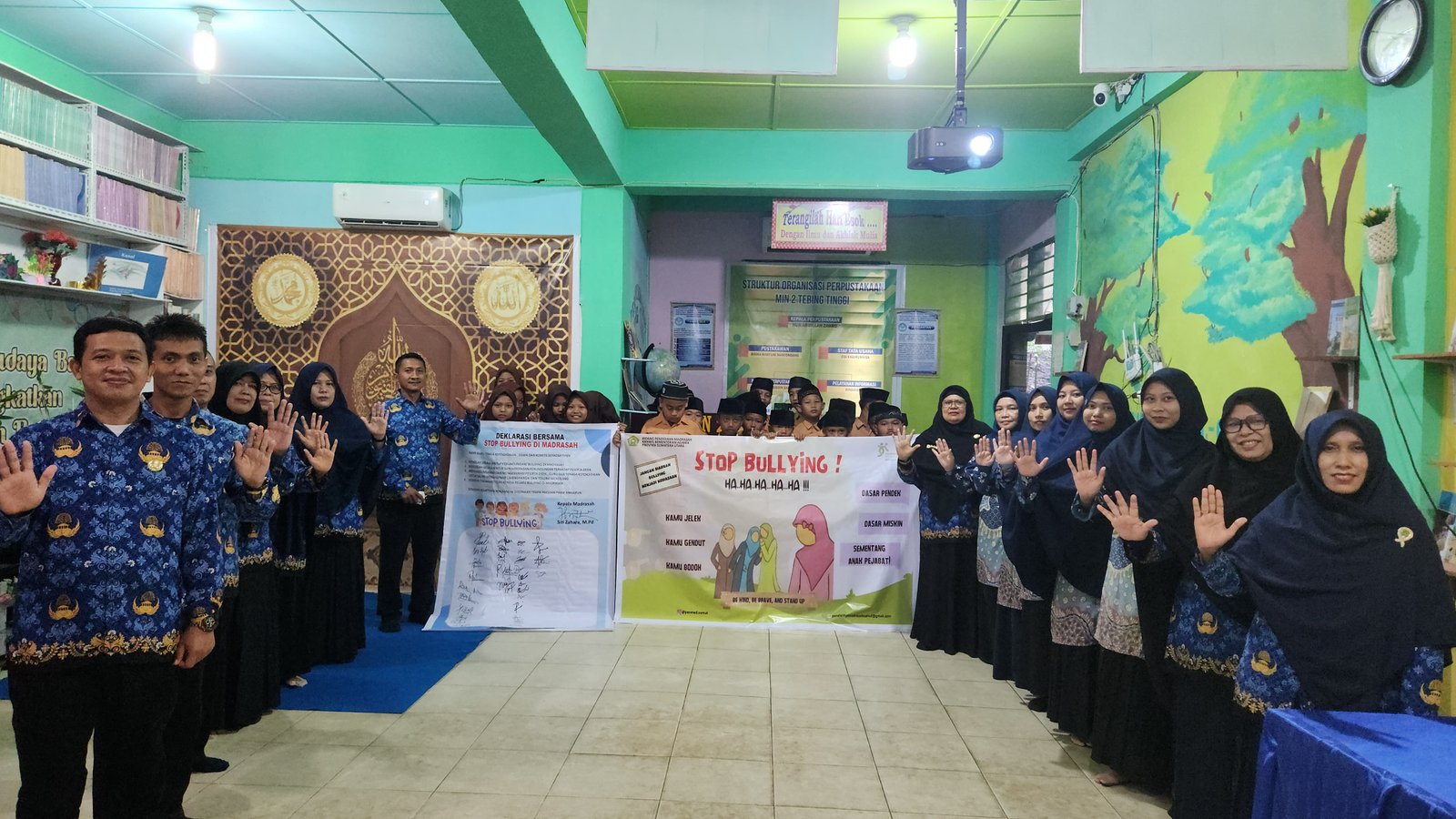 MIN 2 Tebing Tinggi Gelar Kampanye Anti Bulliying